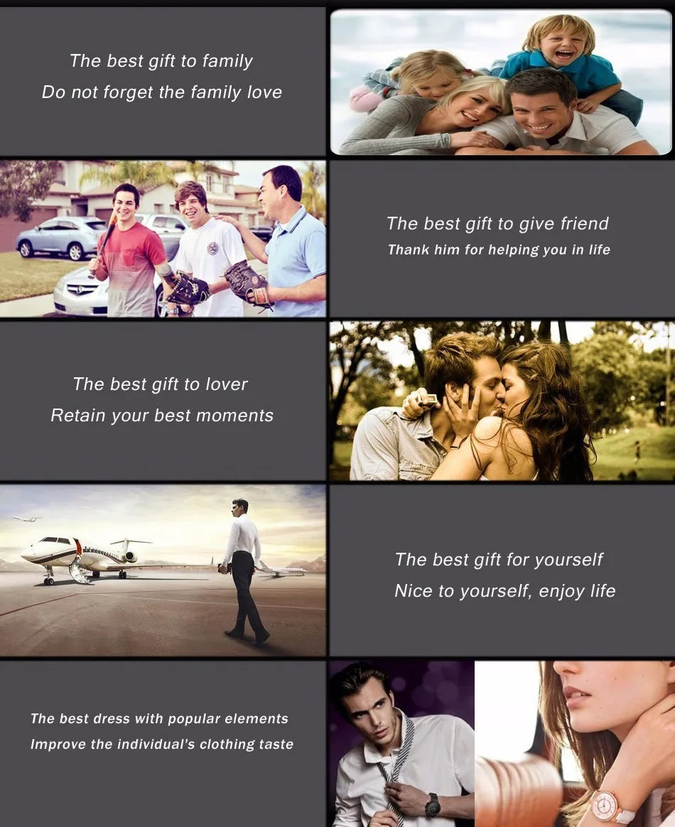 Luxury Stainless Steel Quartz Watch – Men’s Business Style