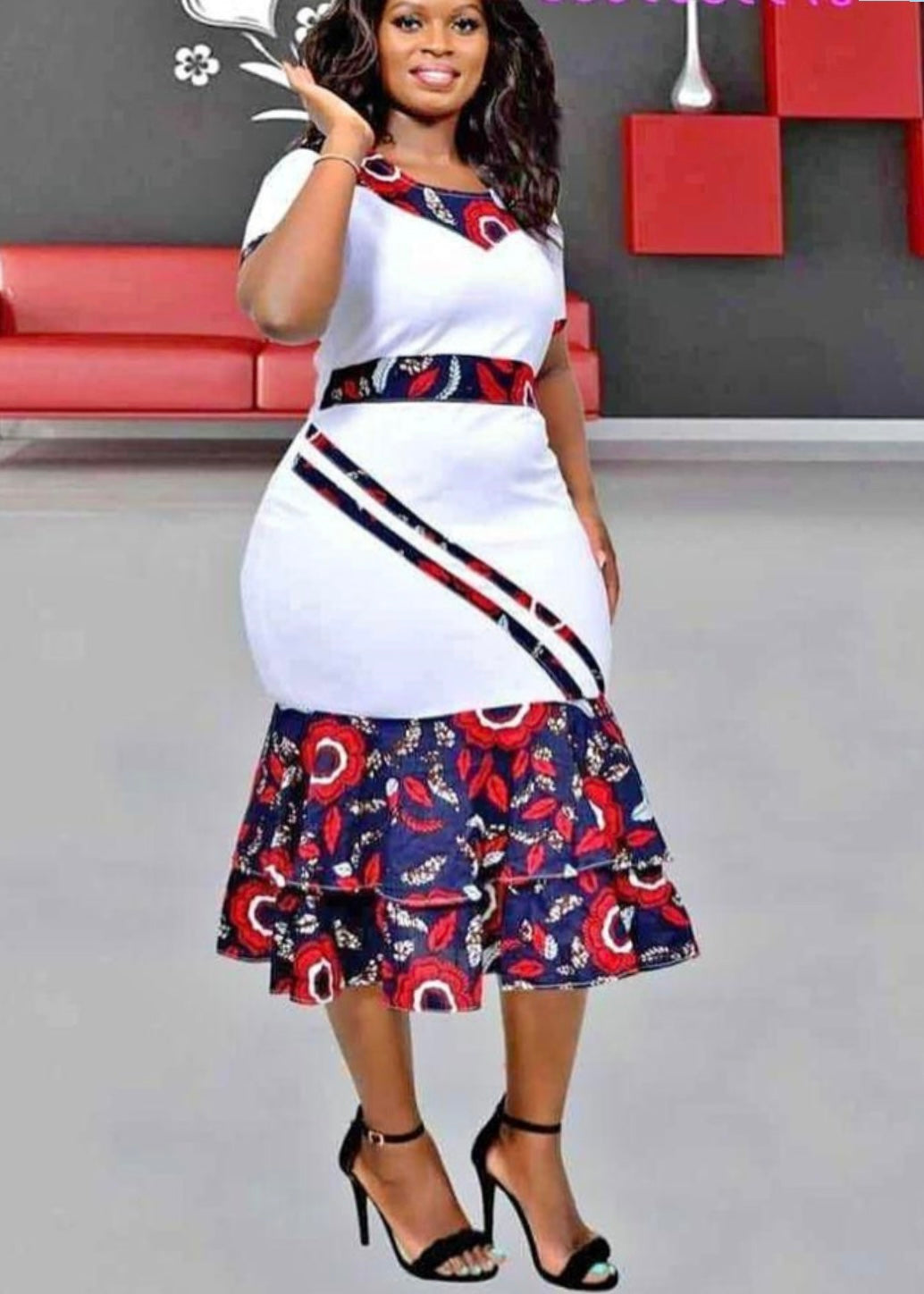 Signature African Couture Dresses by Stylist Frantz