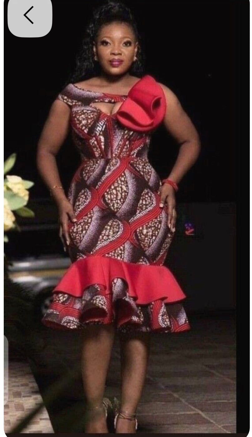 Signature African Couture Dresses by Stylist Frantz