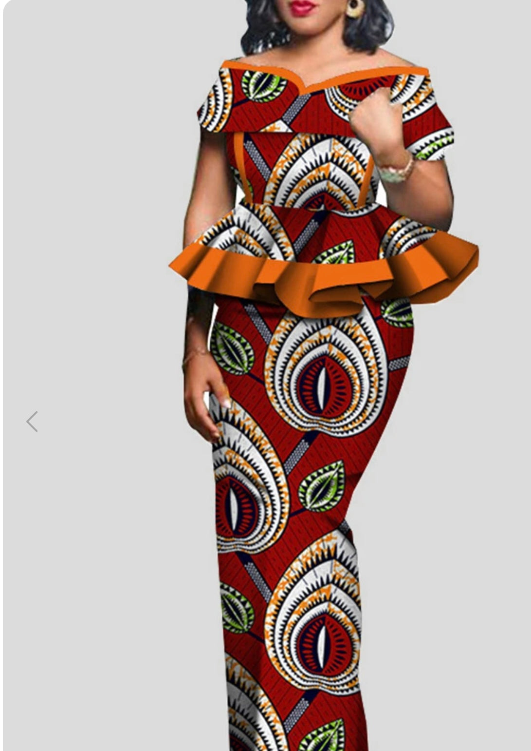 Signature African Couture Dresses by Stylist Frantz