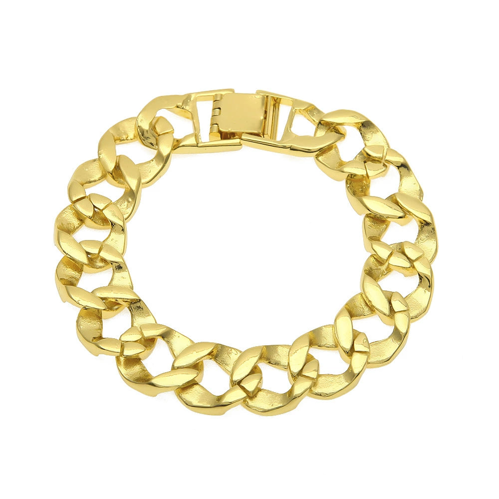 Luxury Cuban Chain Necklace – Diamond-Inspired Iced Design