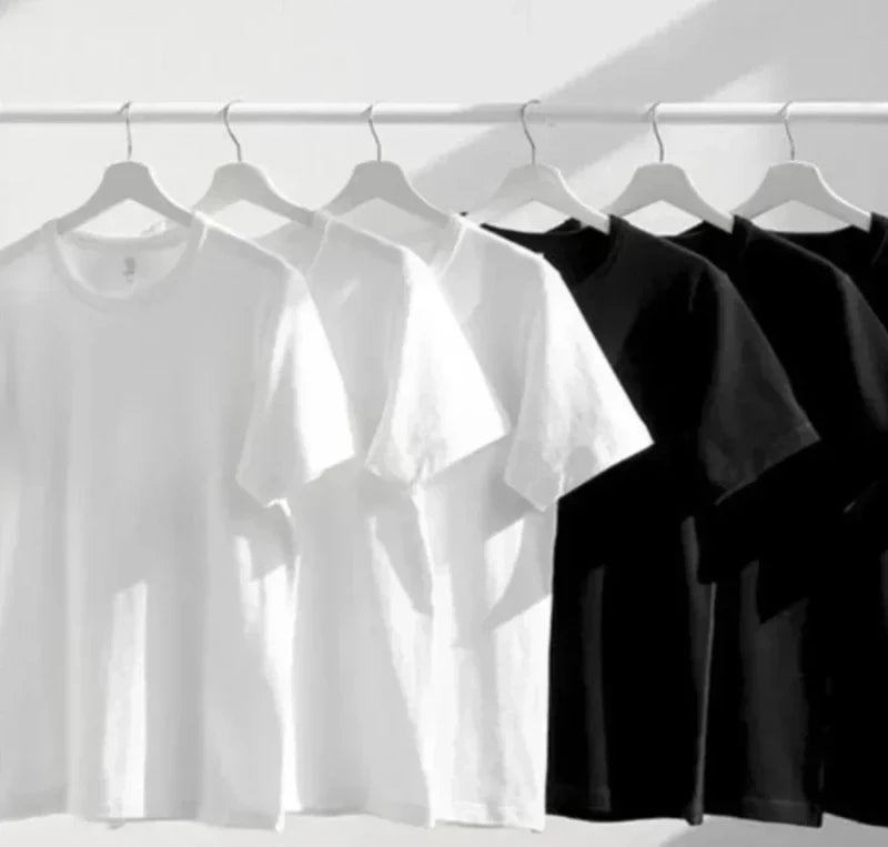 Women's Summer Basic T-Shirt Short Sleeve 100% Cotton Soft Plain Top Casual Sports Loose Comfortable Breathable T-Shirt