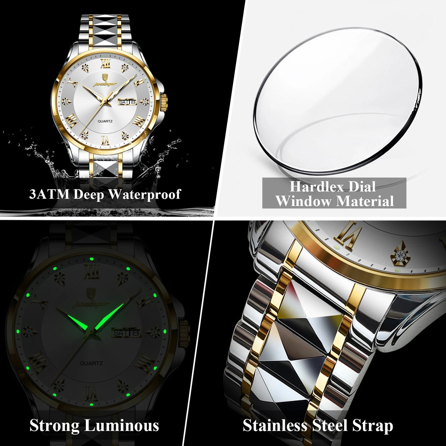 Timeless Elegance – Women’s Luxury Stainless Steel Watch