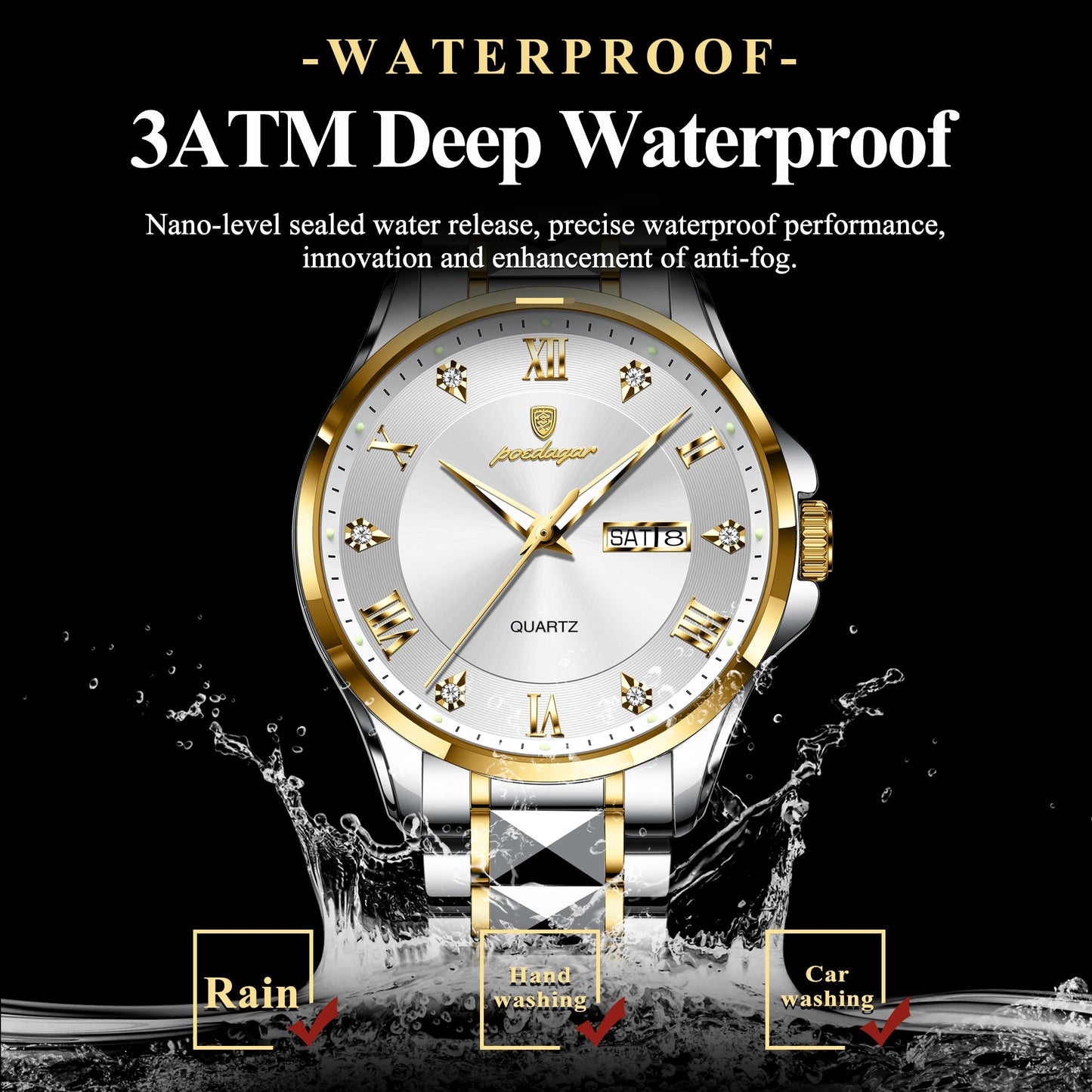 Timeless Elegance – Women’s Luxury Stainless Steel Watch