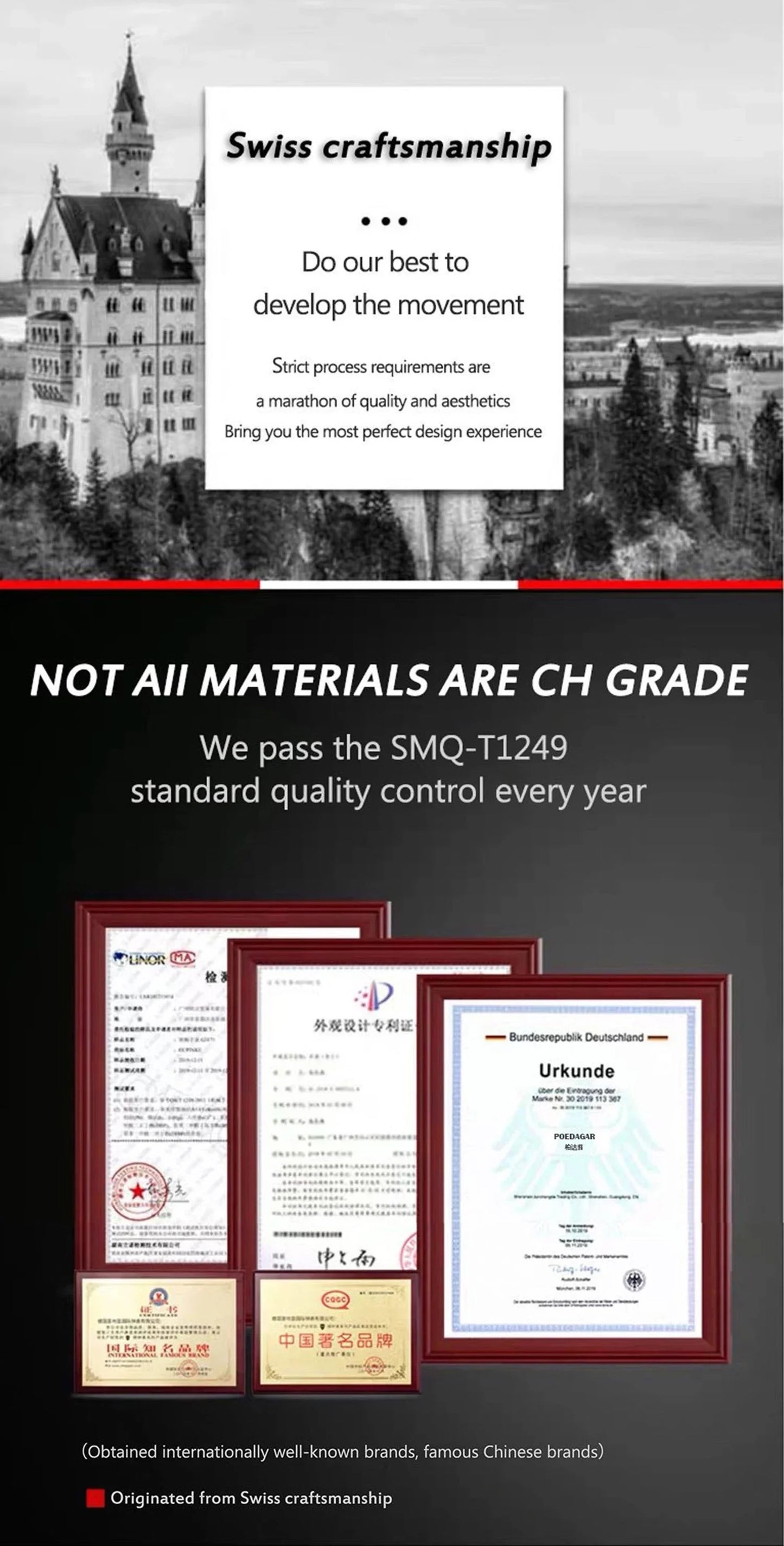 Men’s Premium Stainless Steel Watch – Waterproof Luminous Quartz Timepiece