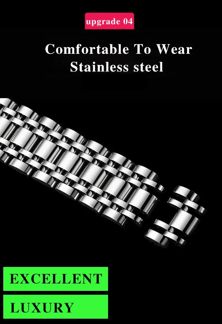 Men’s Premium Stainless Steel Watch – Waterproof Luminous Quartz Timepiece