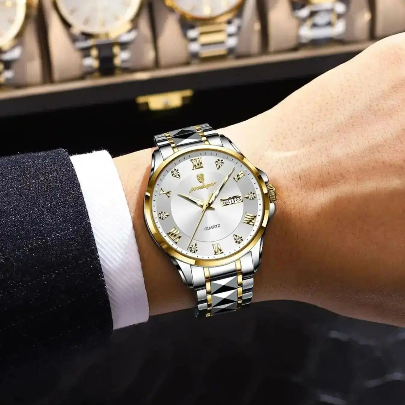 Timeless Elegance – Women’s Luxury Stainless Steel Watch