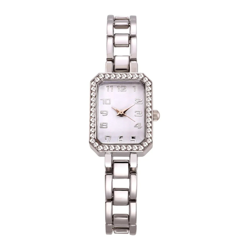 Luxe Square – Women’s Diamond Bracelet Watch