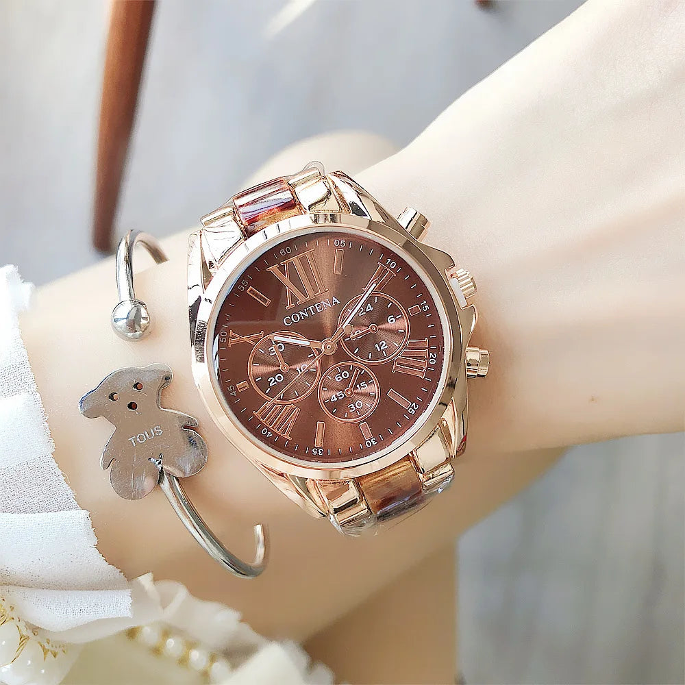 Timeless Elegance Women’s Watch | Luxury Stainless Steel